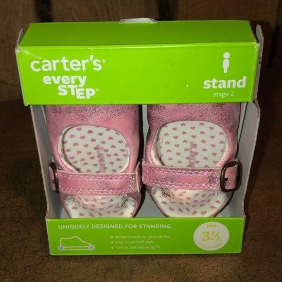 Carter's Every Step, Stage 2, Baby Shoes, Sz 3.5 - Picture 5 of 5